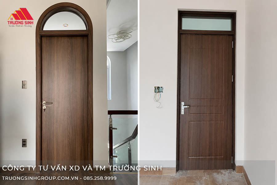 Cửa Composite ô kính